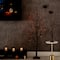 6ft. Pre-Lit LED Black Twig Artificial Halloween Tree